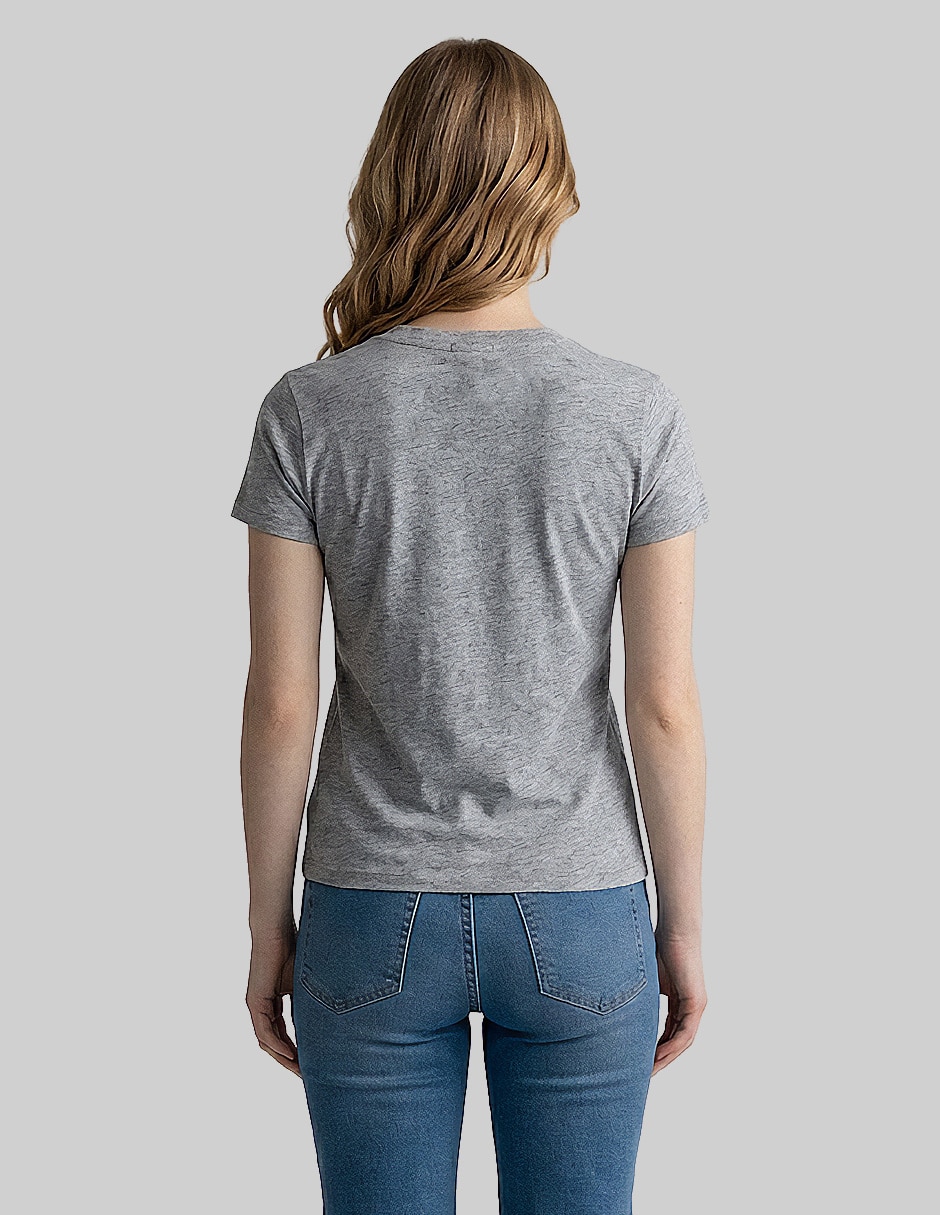 Playera manga corta Aero Ropa cuello redondo para mujer