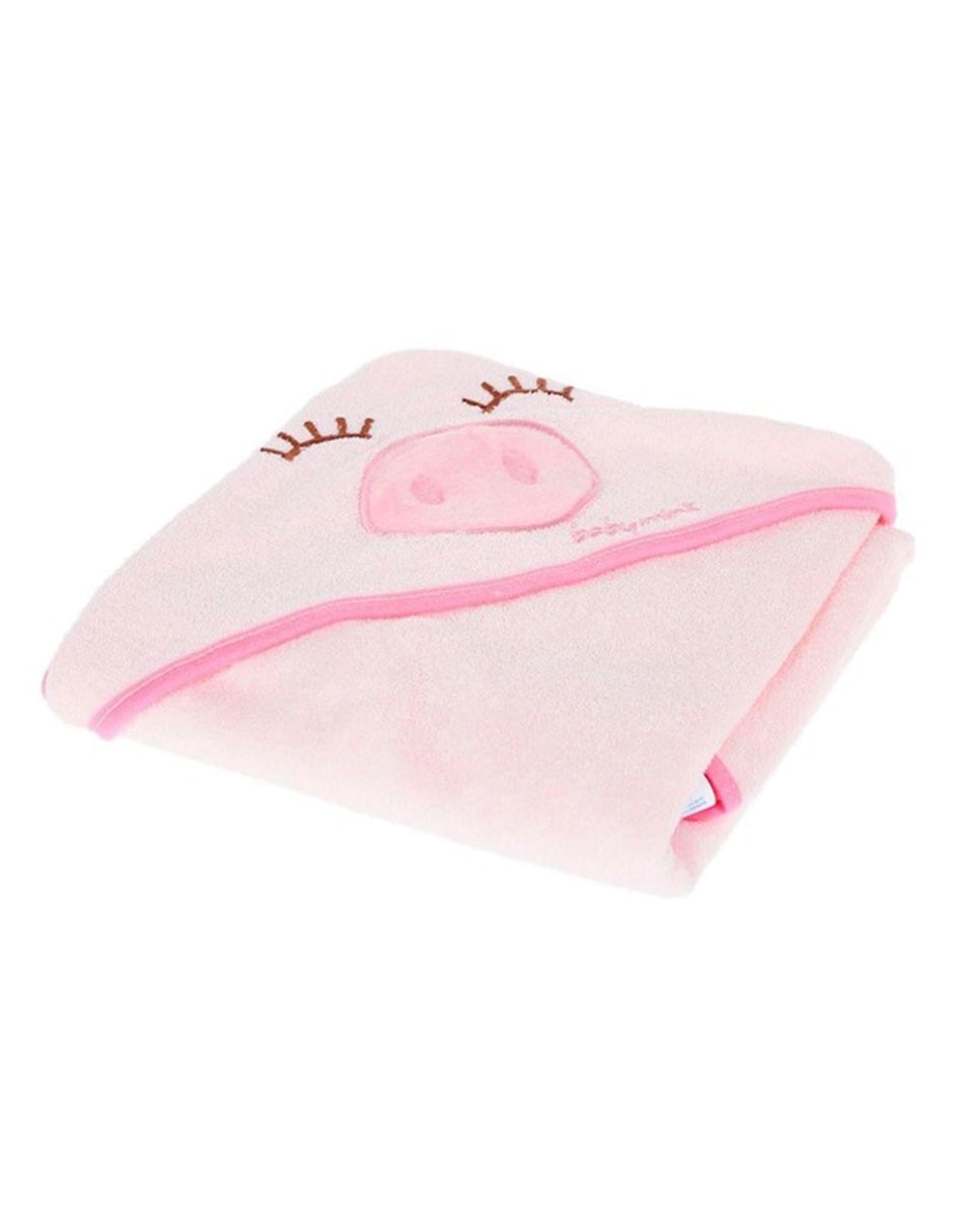 Toalla con gorro Baby Mink de algodón