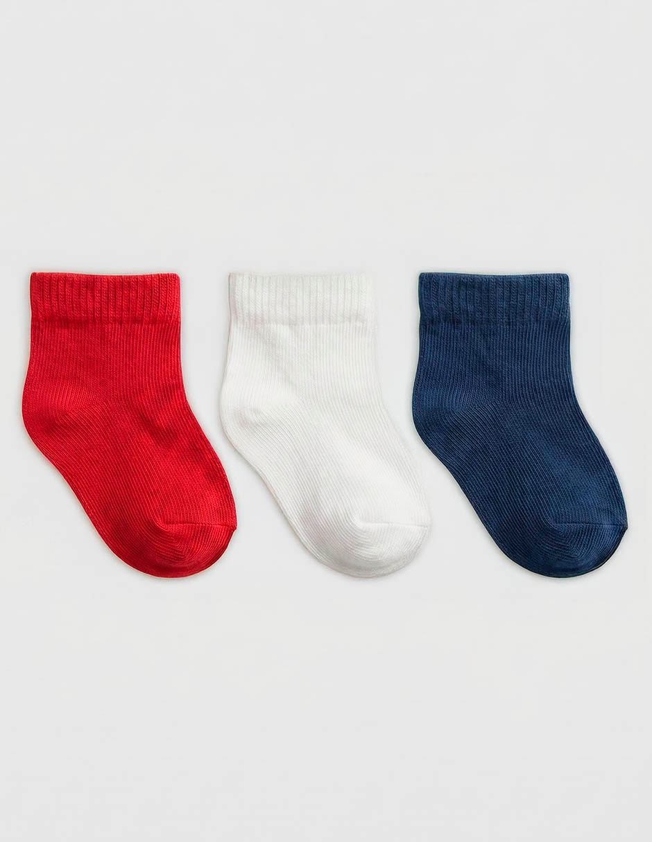 Set de tín weekend baby de algodón unisex 3 pares