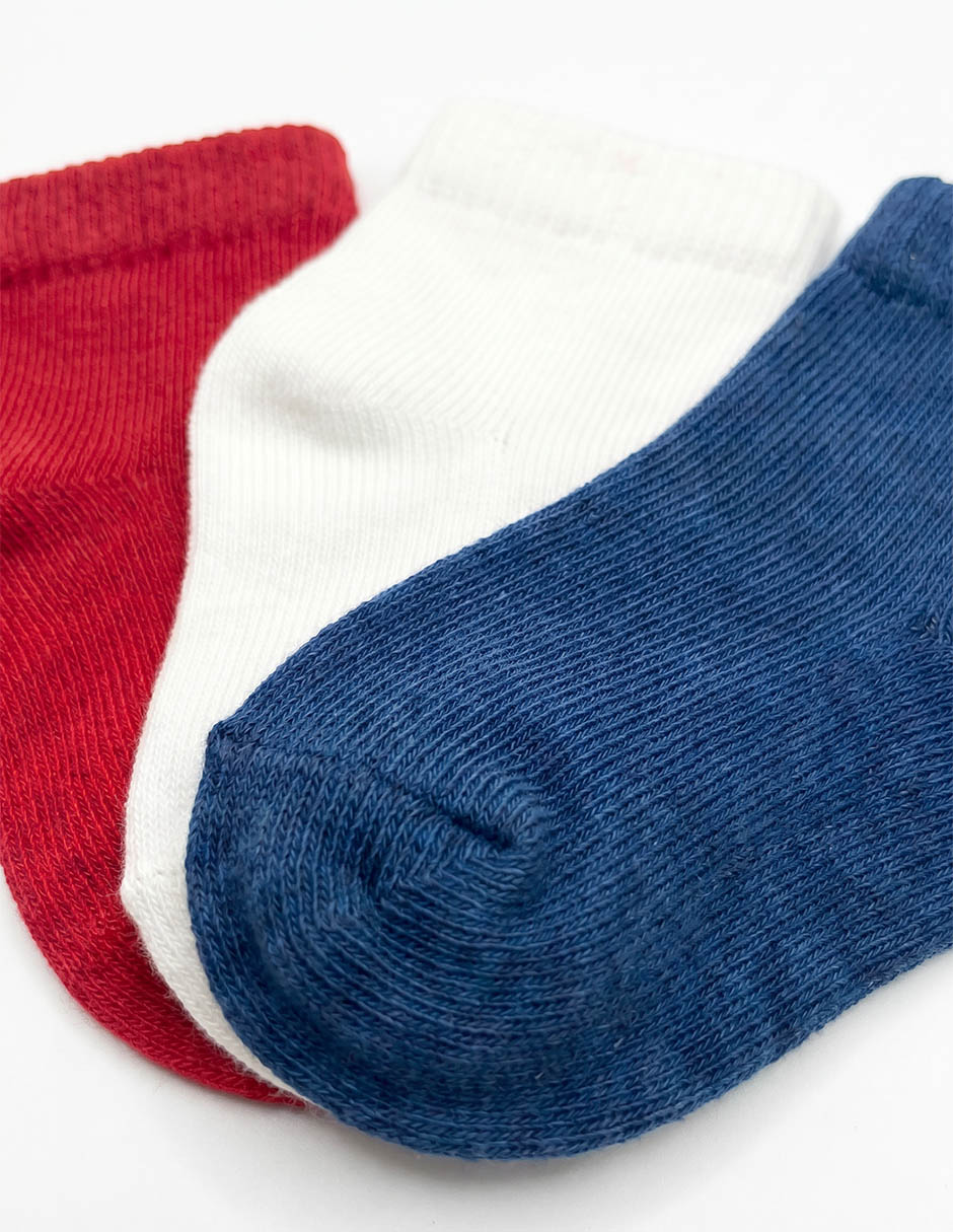 Set de tín weekend baby de algodón unisex 3 pares