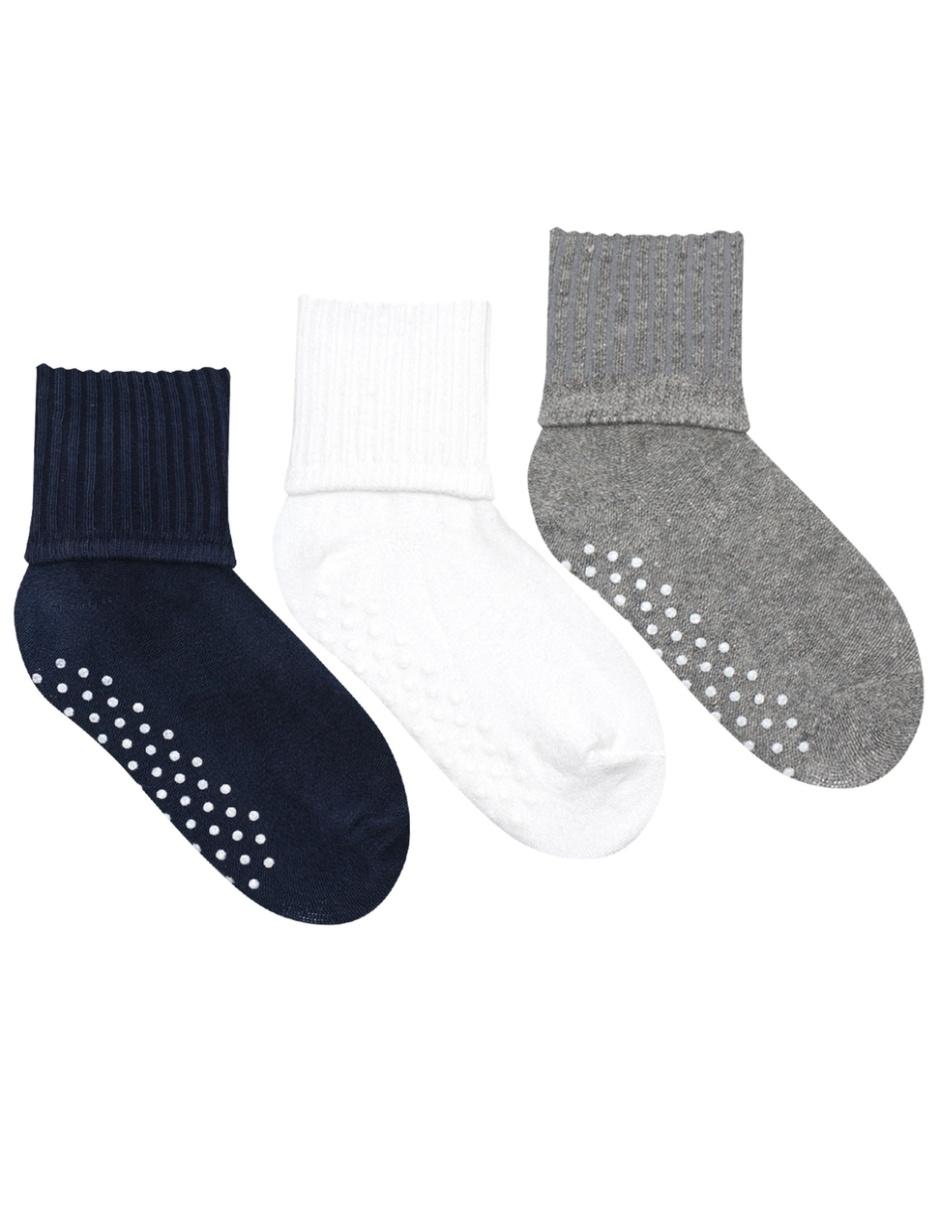 Set calcetín de poliéster para niña 3 pares 2