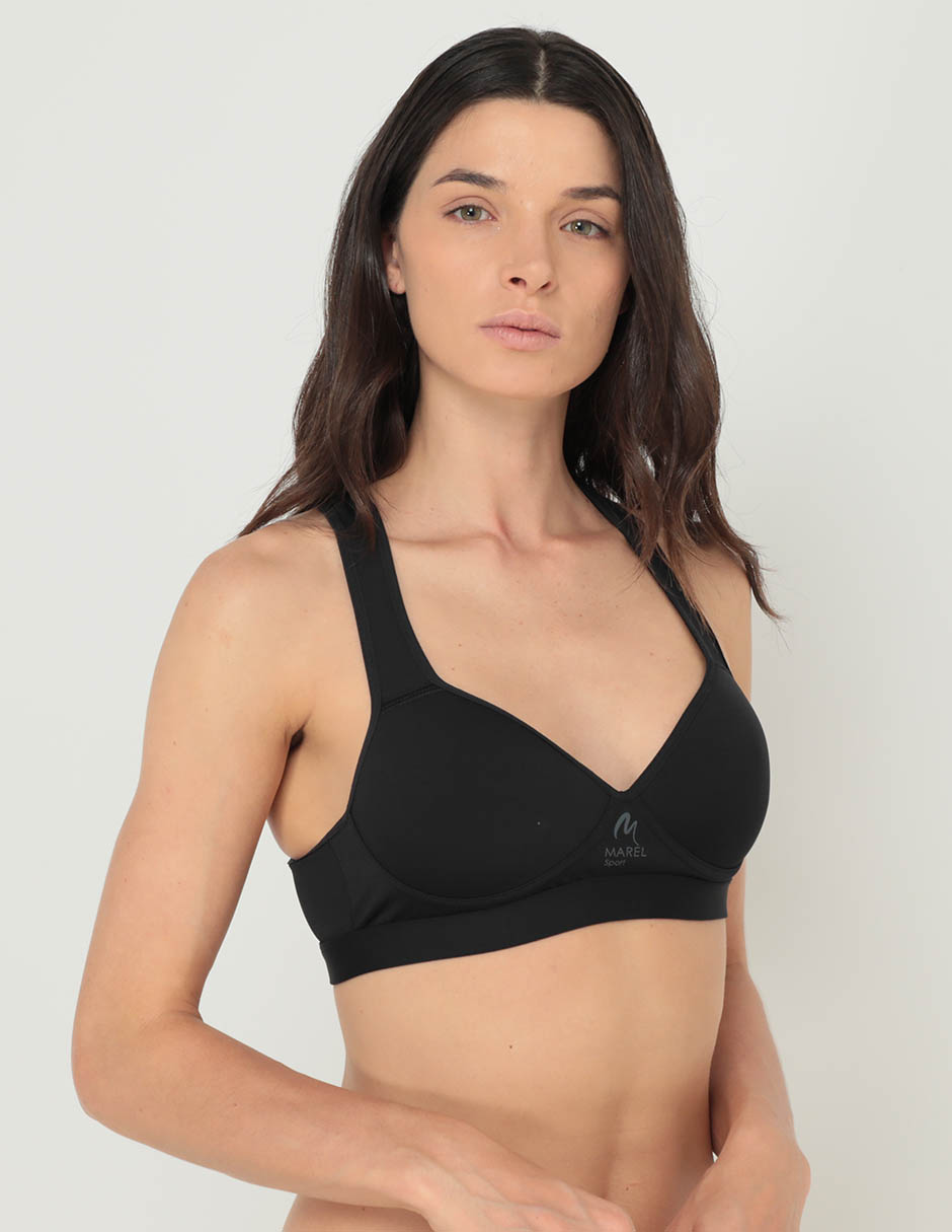 Brassiere peto medio Marel copa preformada para mujer
