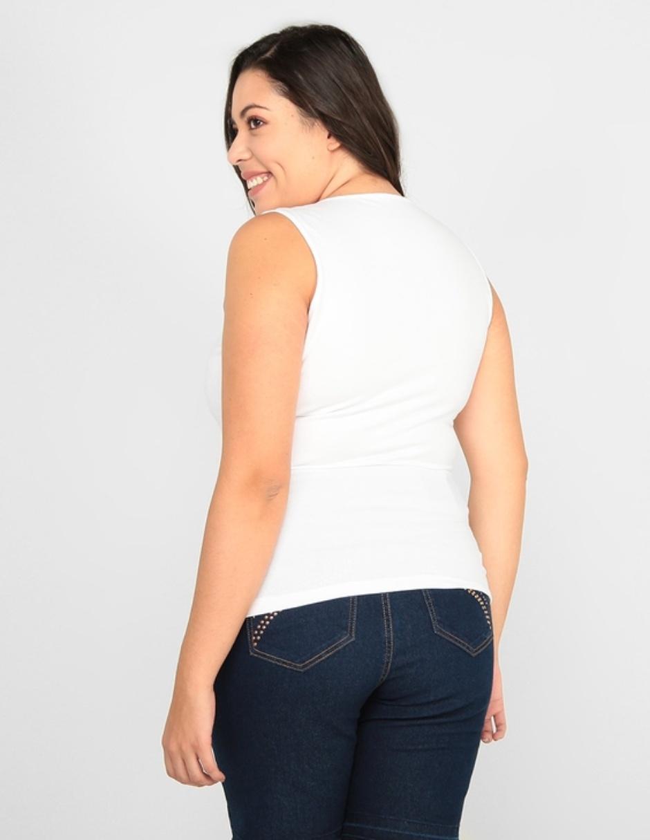 Top cuello regular tirante ancho 2
