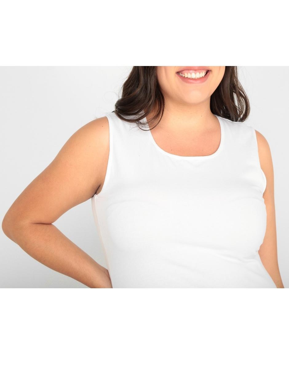 Top cuello regular tirante ancho 4