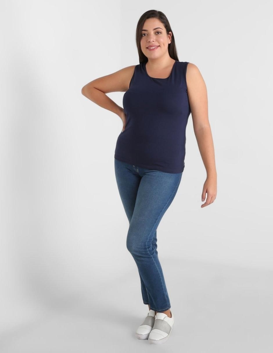 Top cuello regular tirante ancho 3