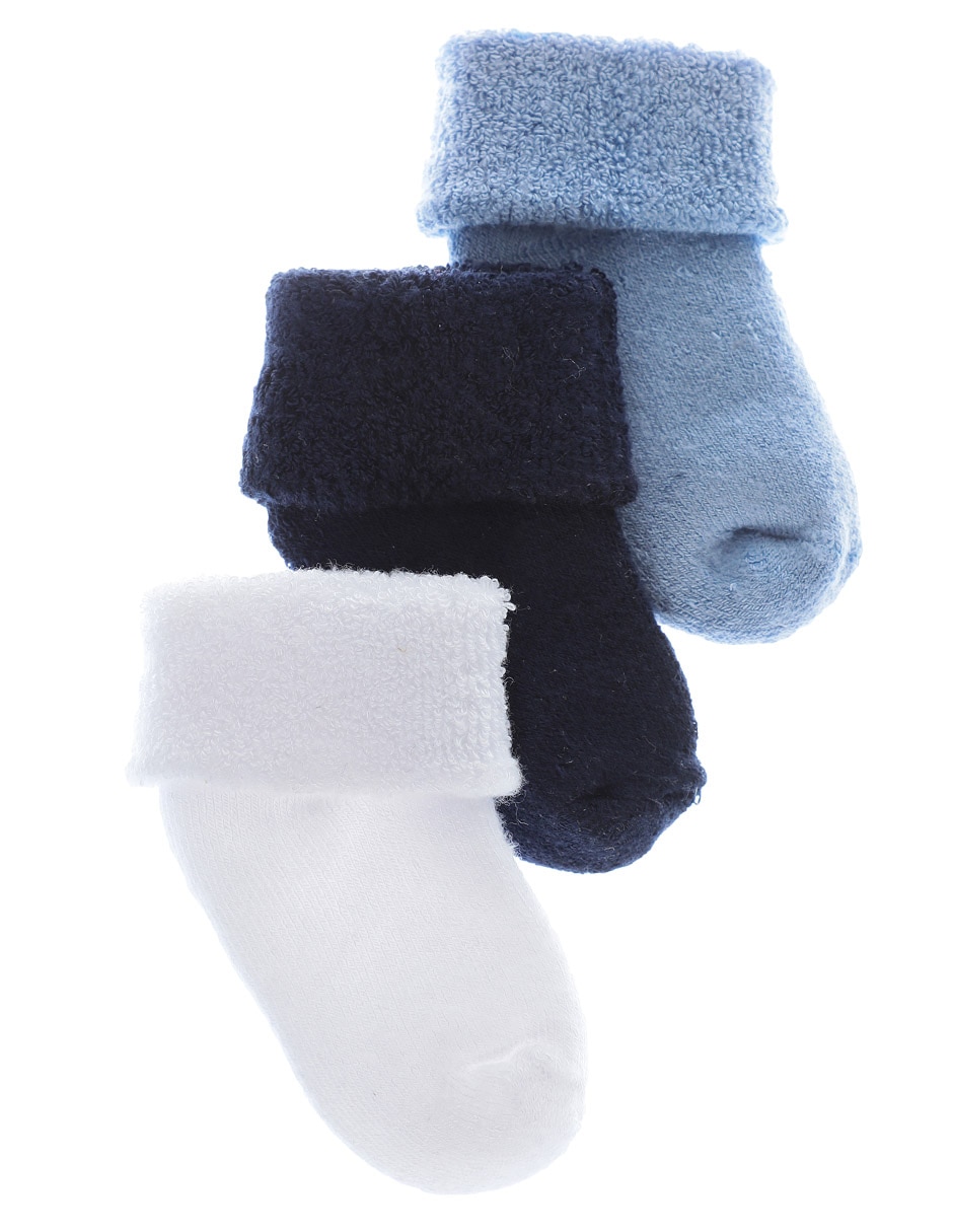 Calcetín para bebé unisex 3 pares Calcetín para bebé unisex 3 pares