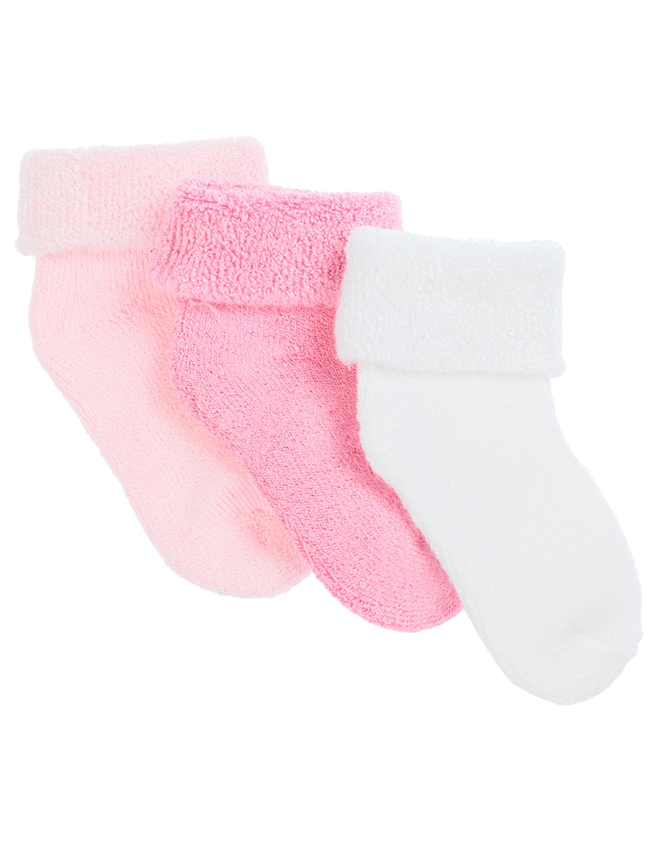 Calcetín para bebé unisex 3 pares Calcetín para bebé unisex 3 pares