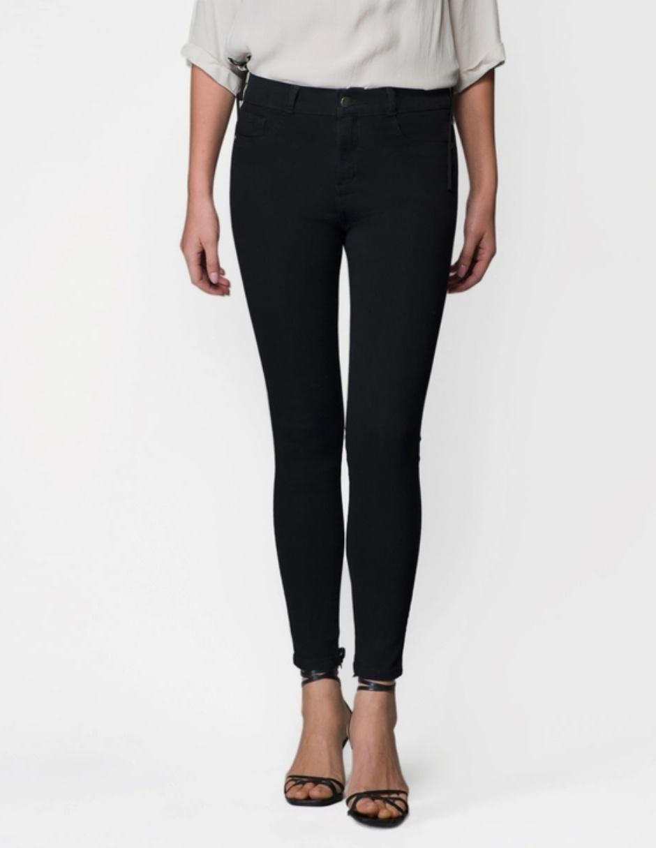 Jeans slim ! deslavado corte cintura alta para mujer Jeans slim ! deslavado corte cintura alta para mujer