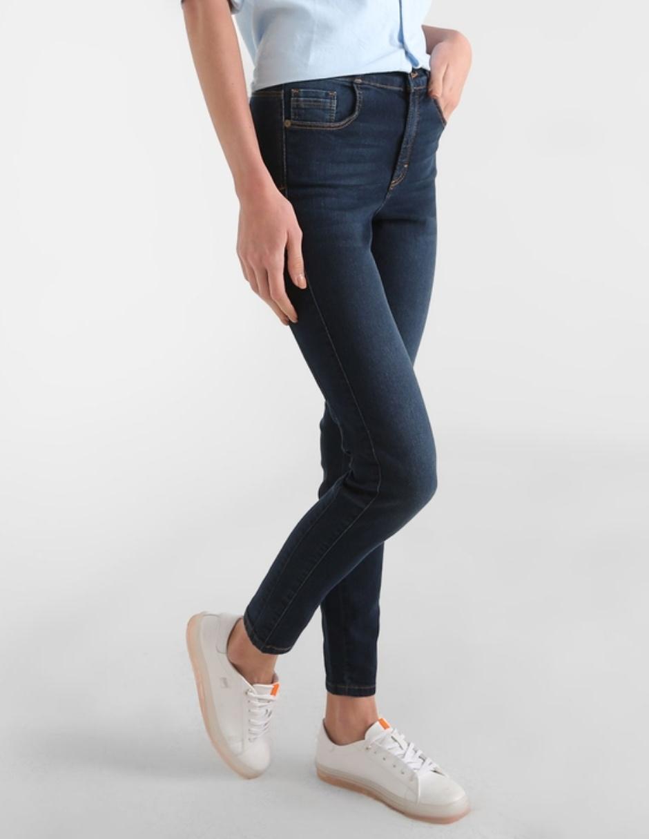 Jeans slim ! corte cintura alta para mujer 5