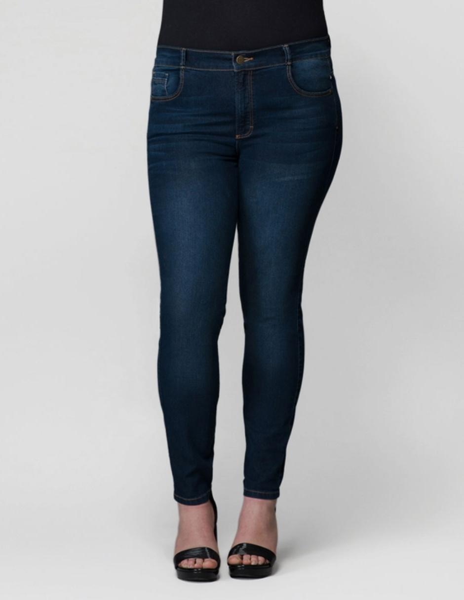 Jeans slim ! corte cintura alta para mujer
