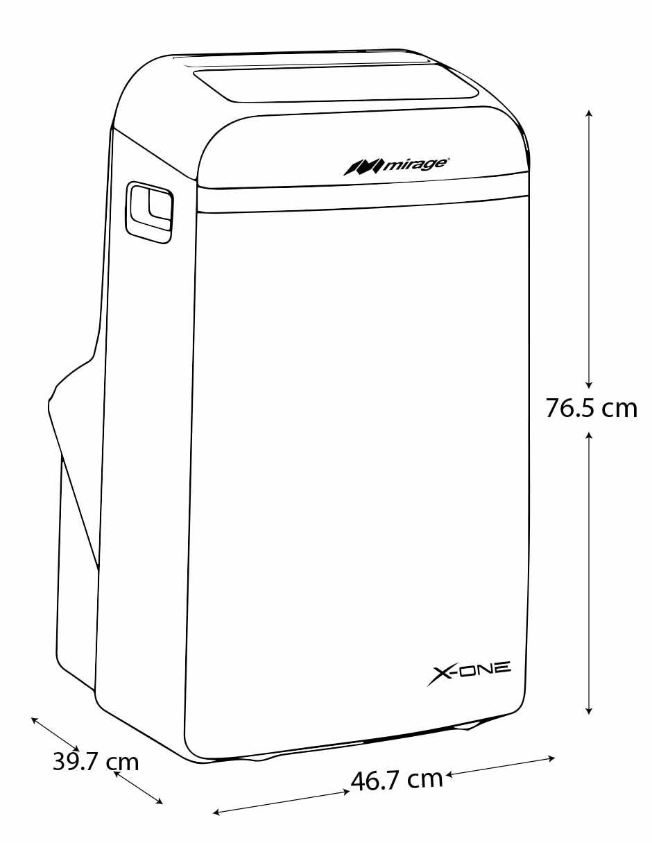 Aire acondicionado Xone Frío y calor MAPS1411H 100 V