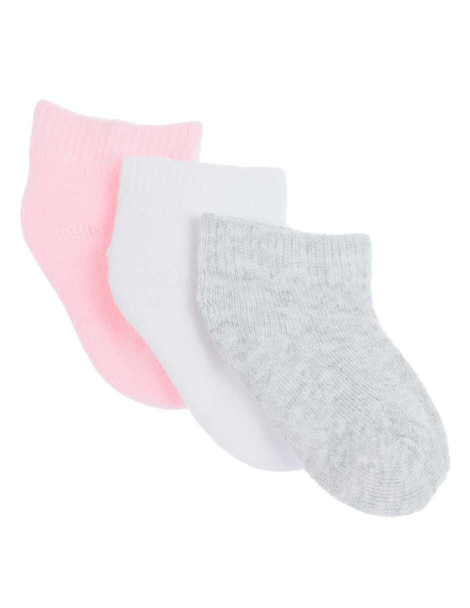 Calcetín de algodón para bebé unisex 3 pares Calcetín de algodón para bebé unisex 3 pares