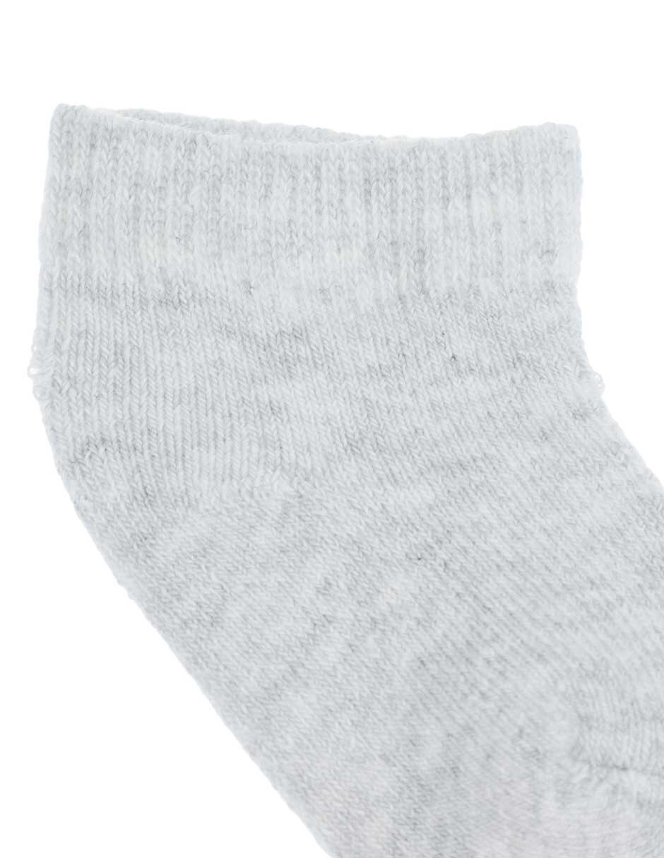 Calcetín de algodón para bebé unisex 3 pares 2