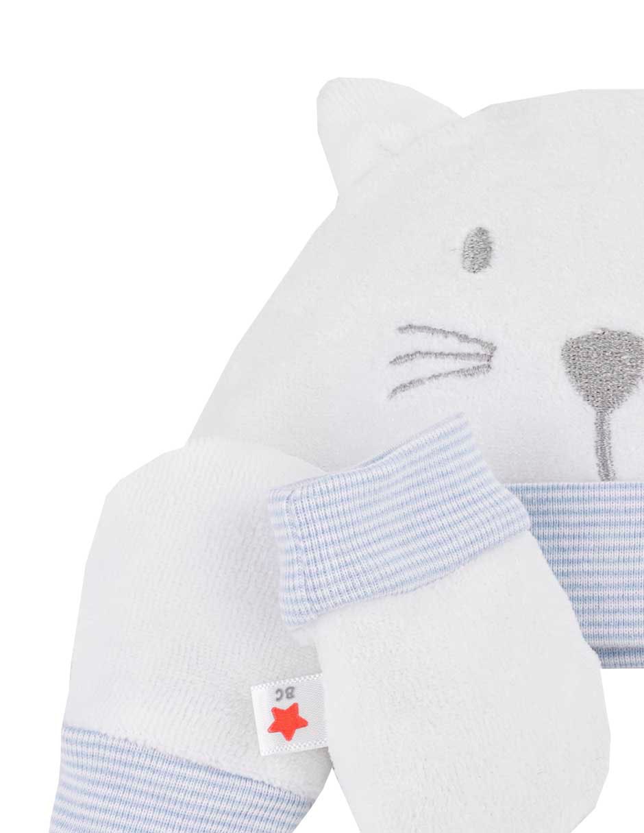 Set gorro - guantes estampado con bordado 3