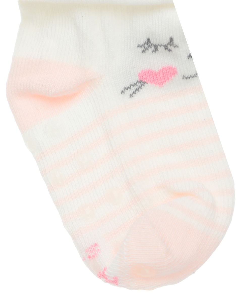 Set de tin antiderrapante sin temática Baby Creysi de algodón para preescolar infantil unisex 2 pares