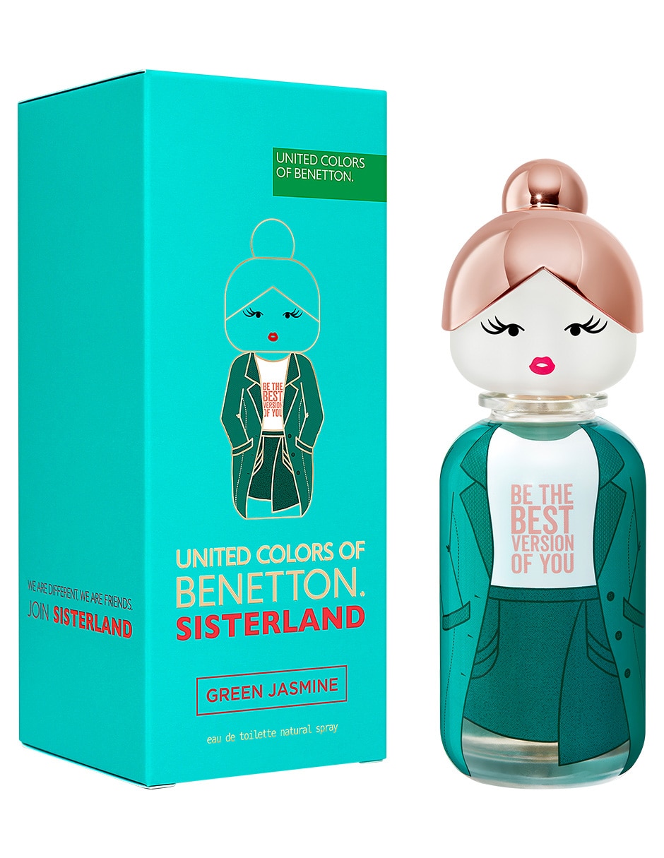 Eau de toilette Benetton Sisterland Green Jasmine para mujer