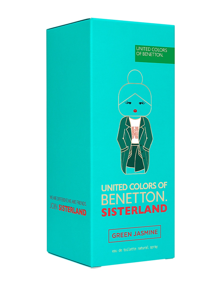 Eau de toilette Benetton Sisterland Green Jasmine para mujer