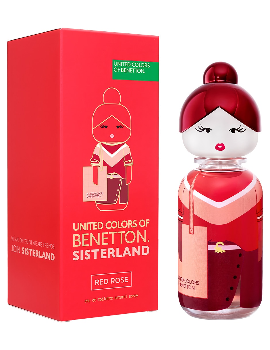 Eau de toilette Benetton Sisterland Red Rose para mujer