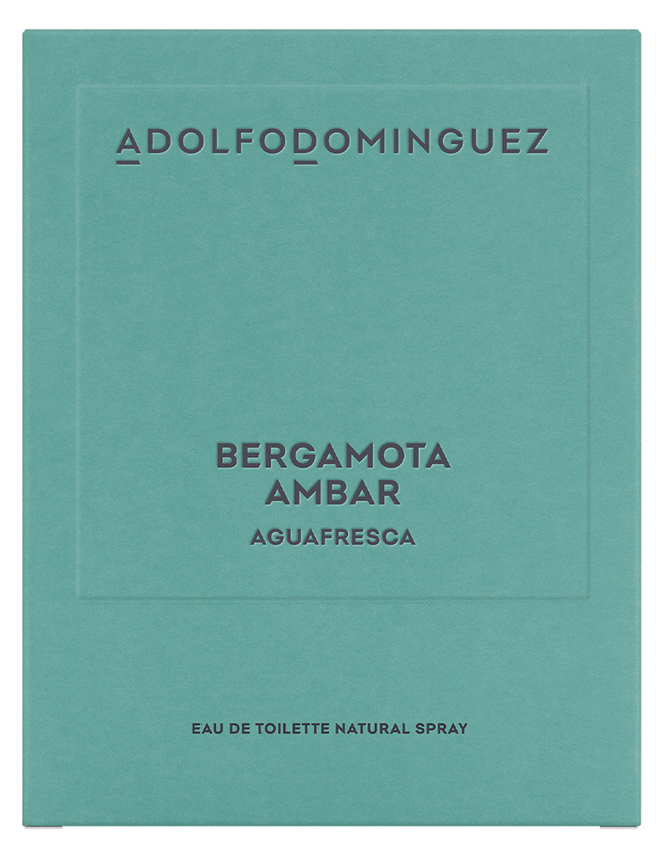 Eau de toilette Adolfo Dominguez Agua Fresca Bergamota Ámbar para hombre