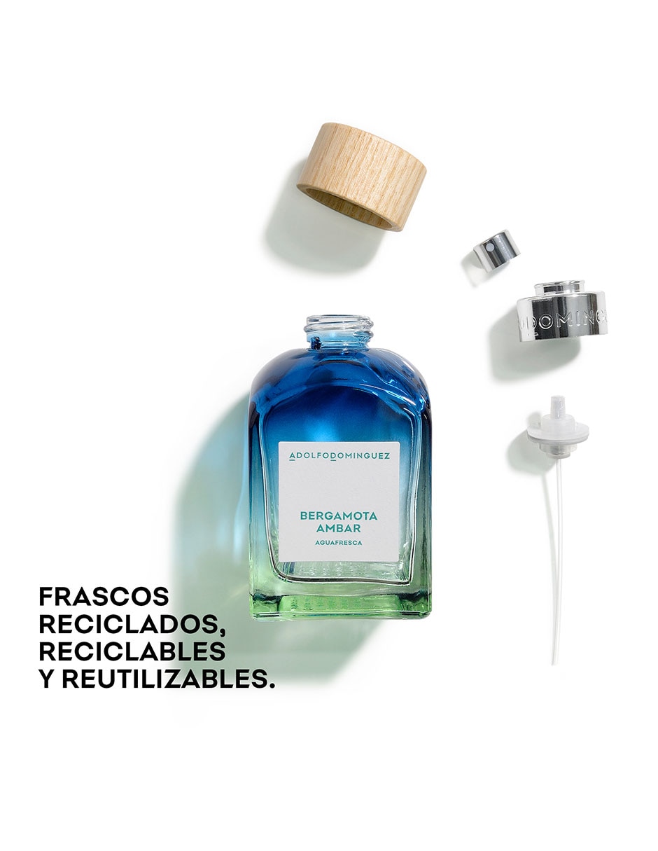 Eau de toilette Adolfo Dominguez Agua Fresca Bergamota Ámbar para hombre