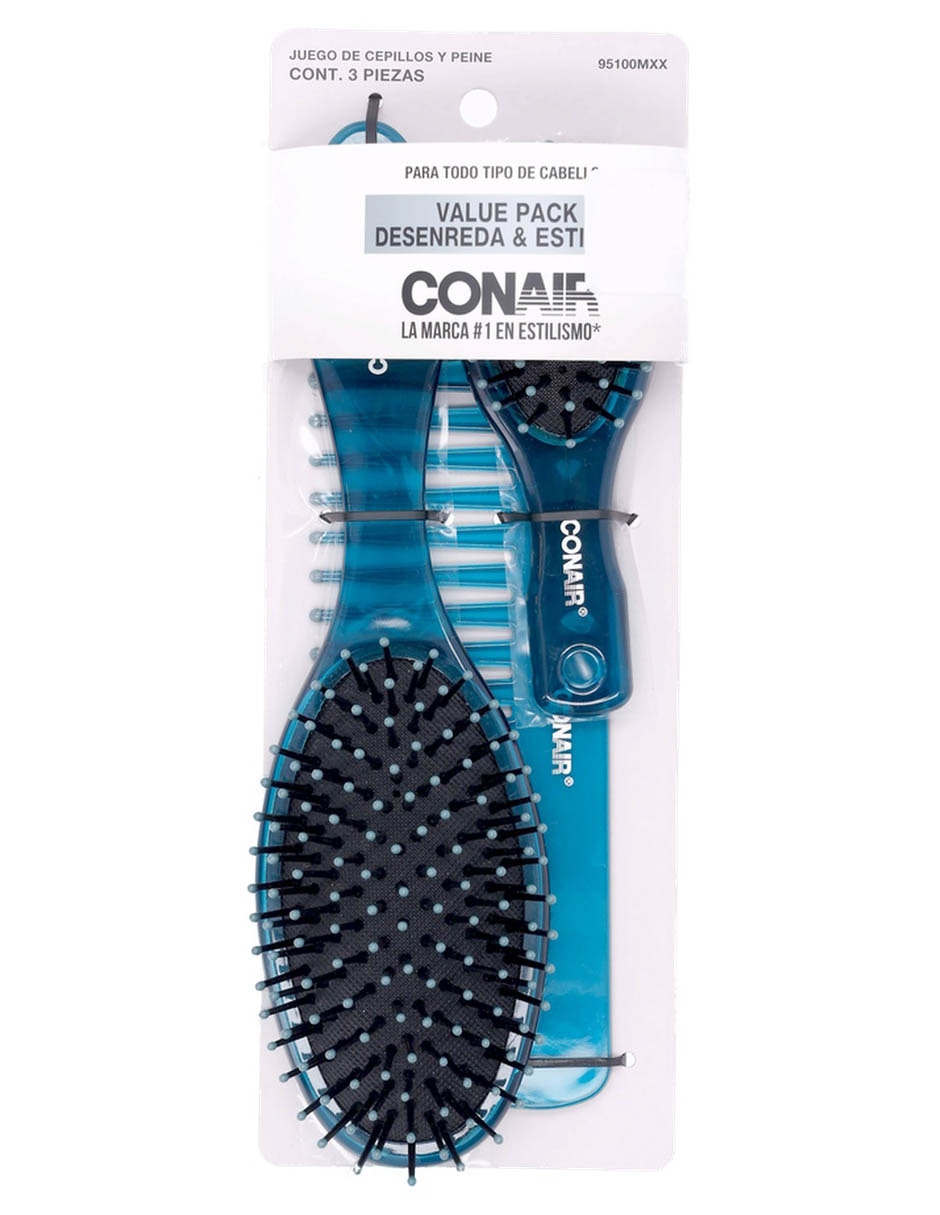 Cepillos y peine para cabello de plástico 5