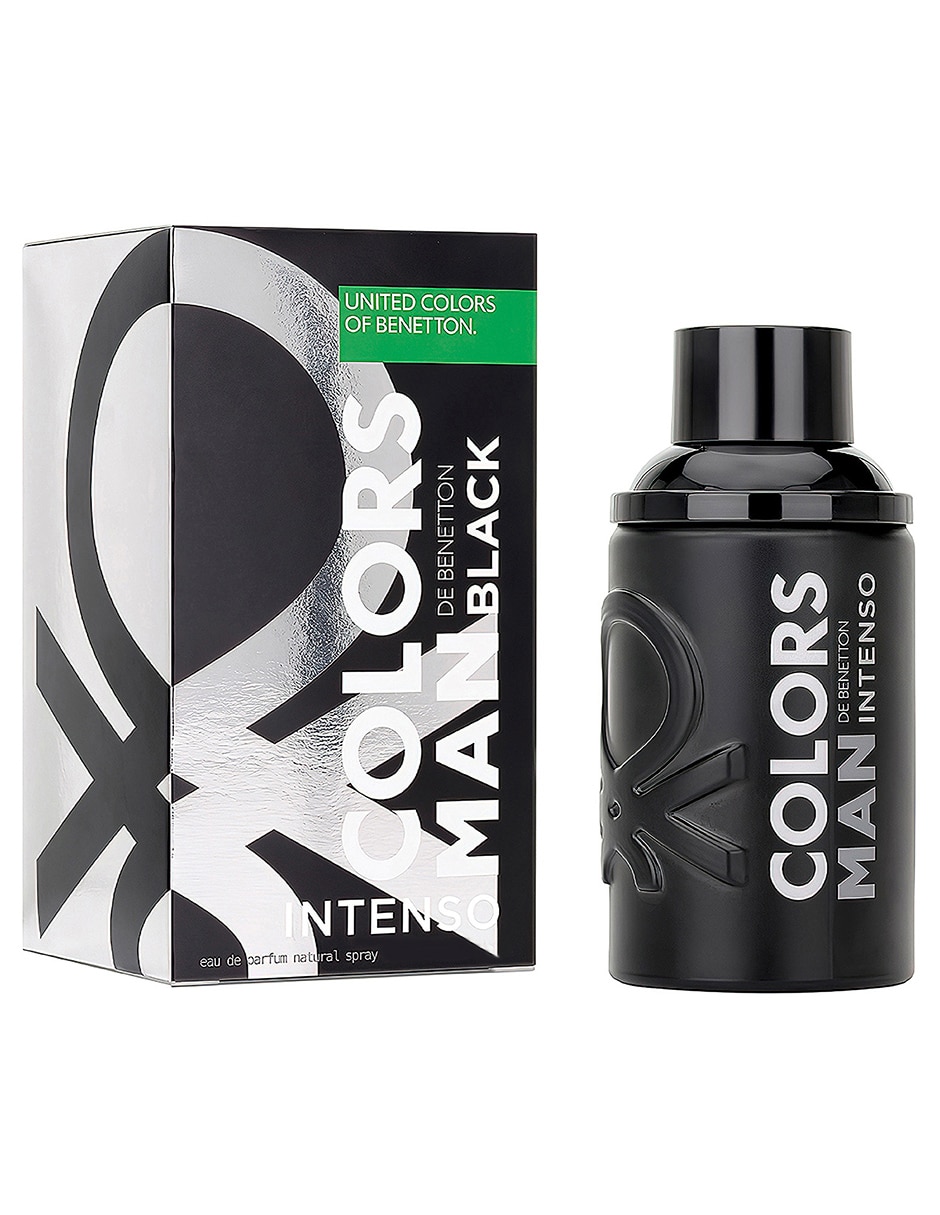 Eau de parfum Benetton Colors Black Intenso para hombre