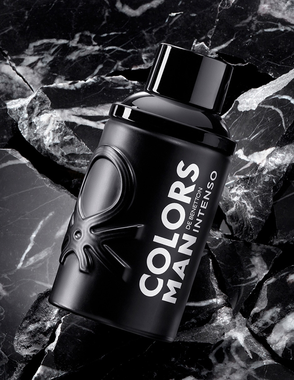 Eau de parfum Benetton Colors Black Intenso para hombre