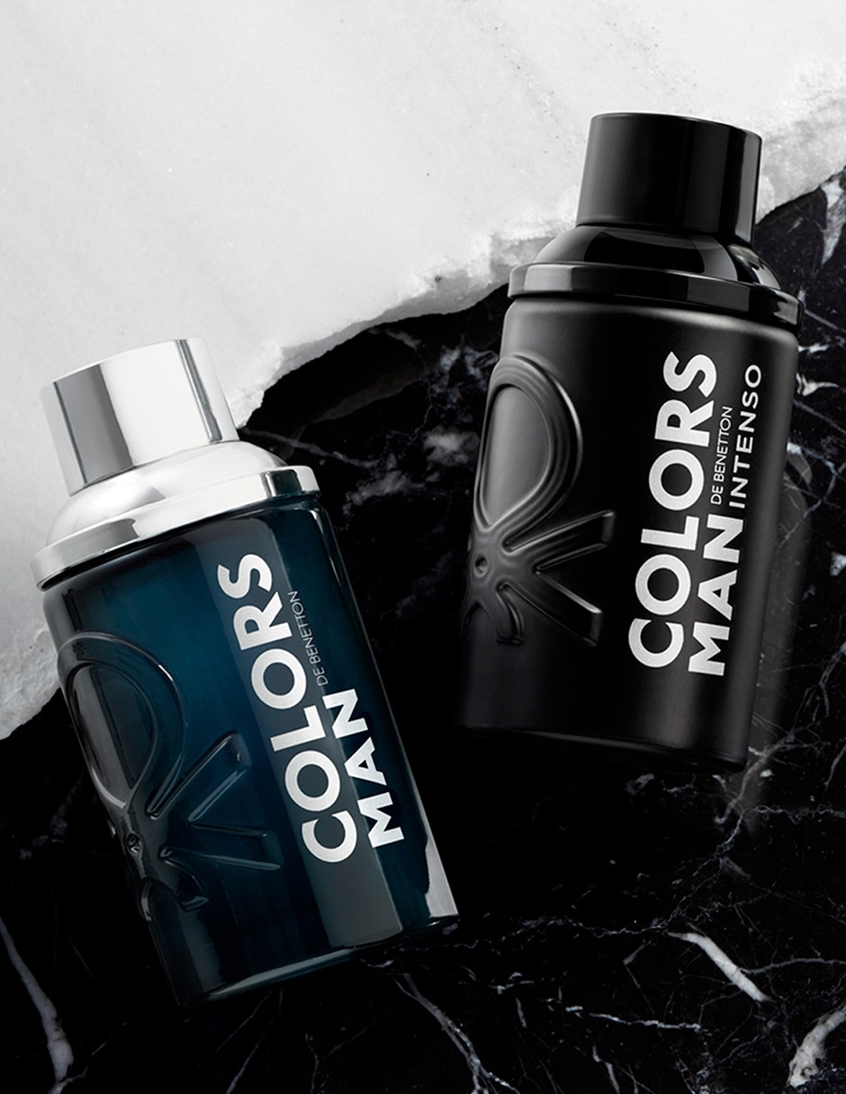 Eau de parfum Benetton Colors Black Intenso para hombre