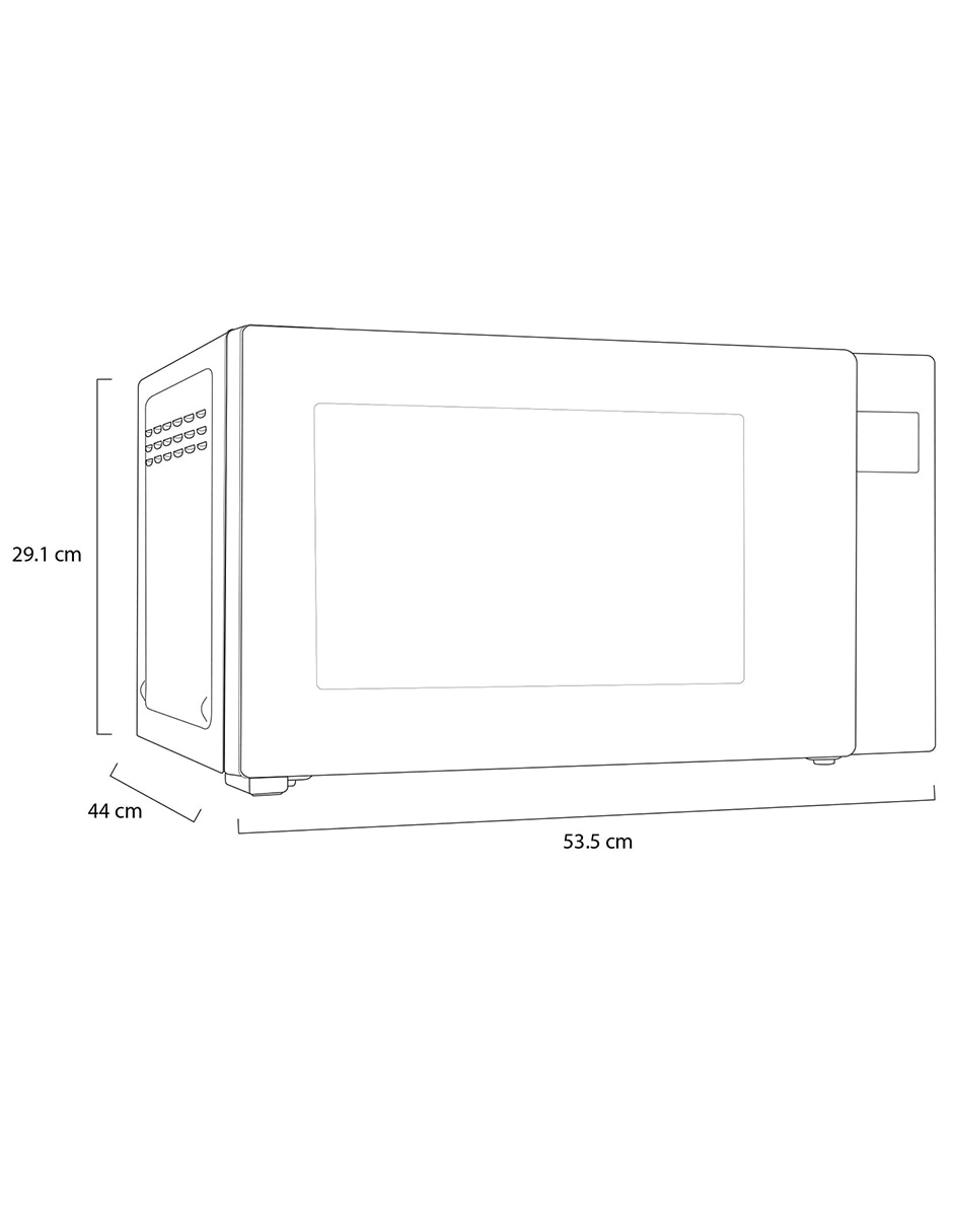 Horno de microondas con grill LG modelo MH1536GIR