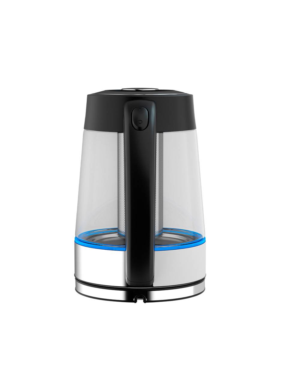 Tetera eléctrica Master Chef de vidrio borosilicato