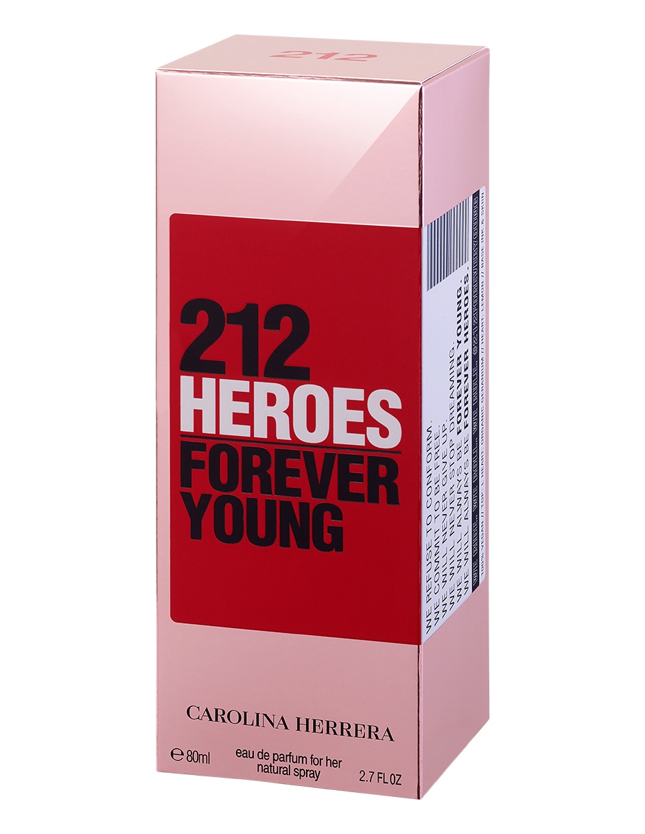 Eau de parfum Carolina Herrera 212 Heroes Forever Young para mujer