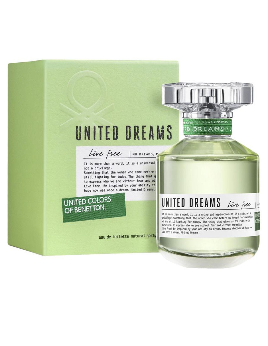 Eau de toilette United Dreams Live Free para mujer 1