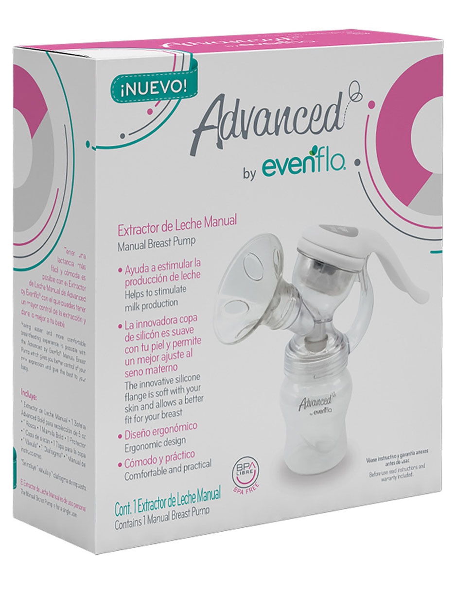 Extractor de leche manual con accesorios 5