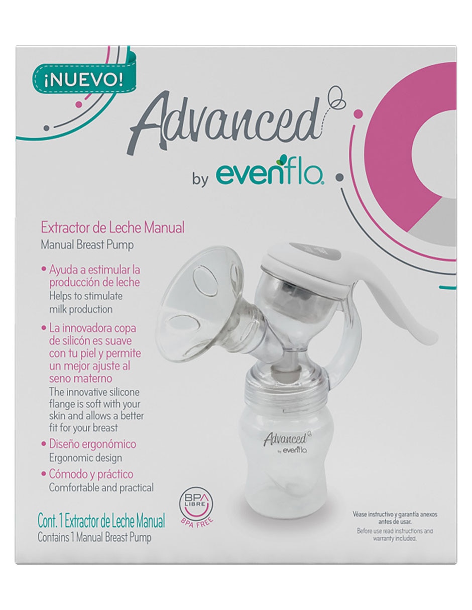 Extractor de leche manual con accesorios 2