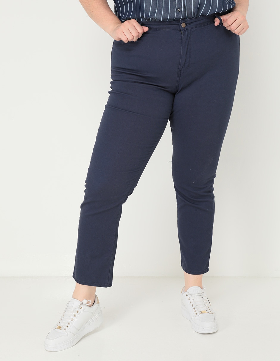 Pantalón de vestir straight para mujer Pantalón de vestir straight para mujer