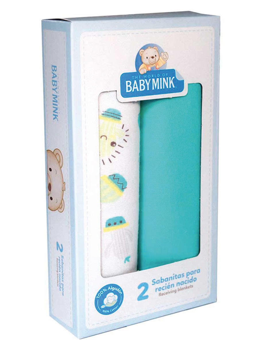 Juego de sábanas de algodón Baby Mink