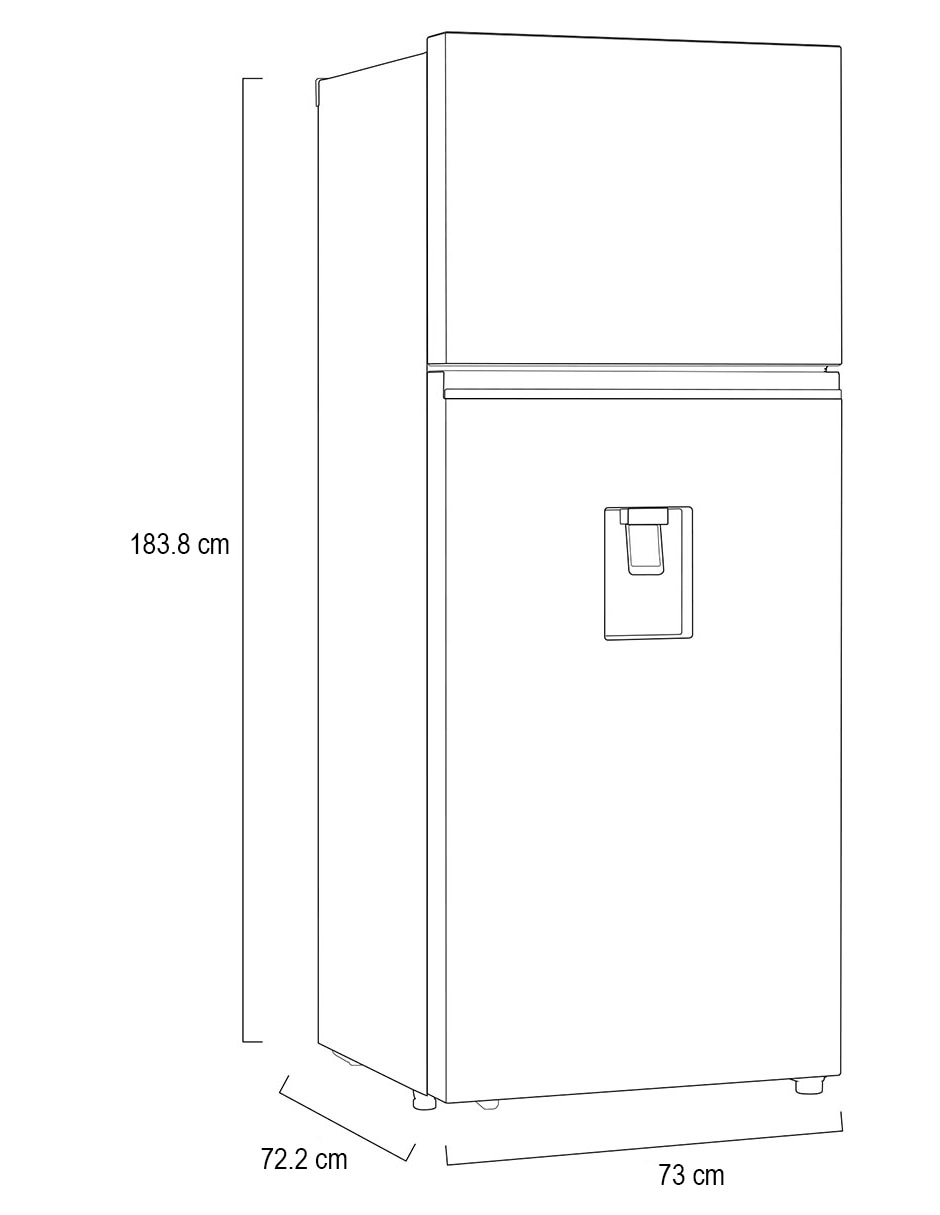 Refrigerador 14 pies cúbicos VT40WP 11
