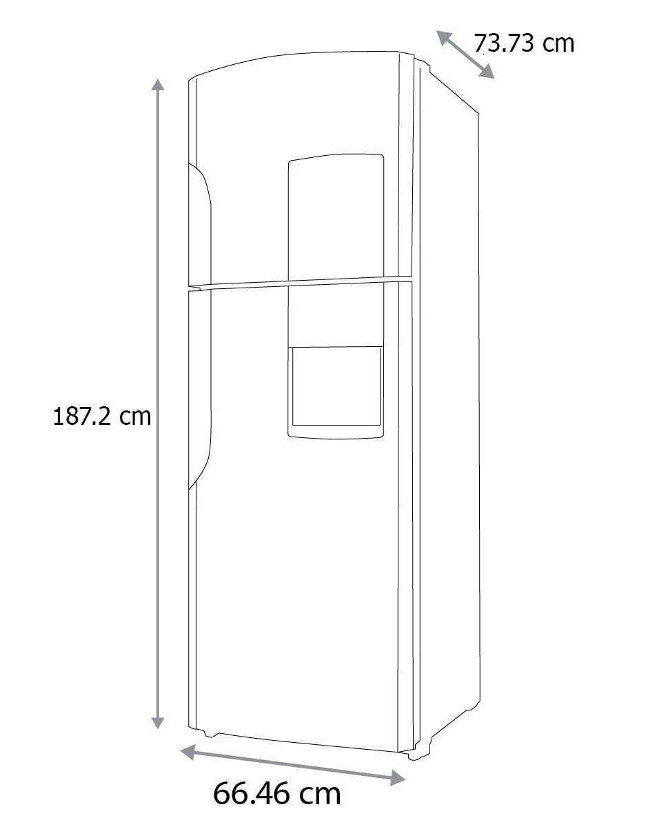 Refrigerador 15 pies cúbicos RMS400IBMRP0 9