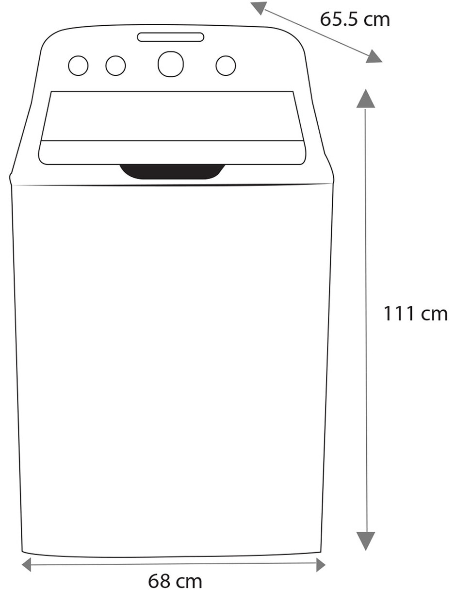 Lavadora 20 kg automática carga superior LMA70214VBAB0 5
