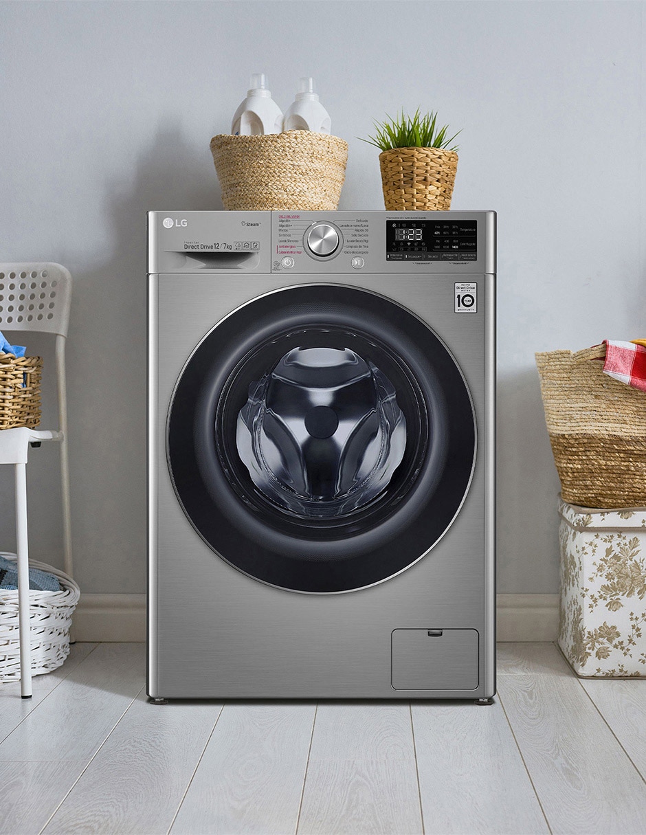 Lavasecadora electrónica carga frontal WD12VVC4S6S 5
