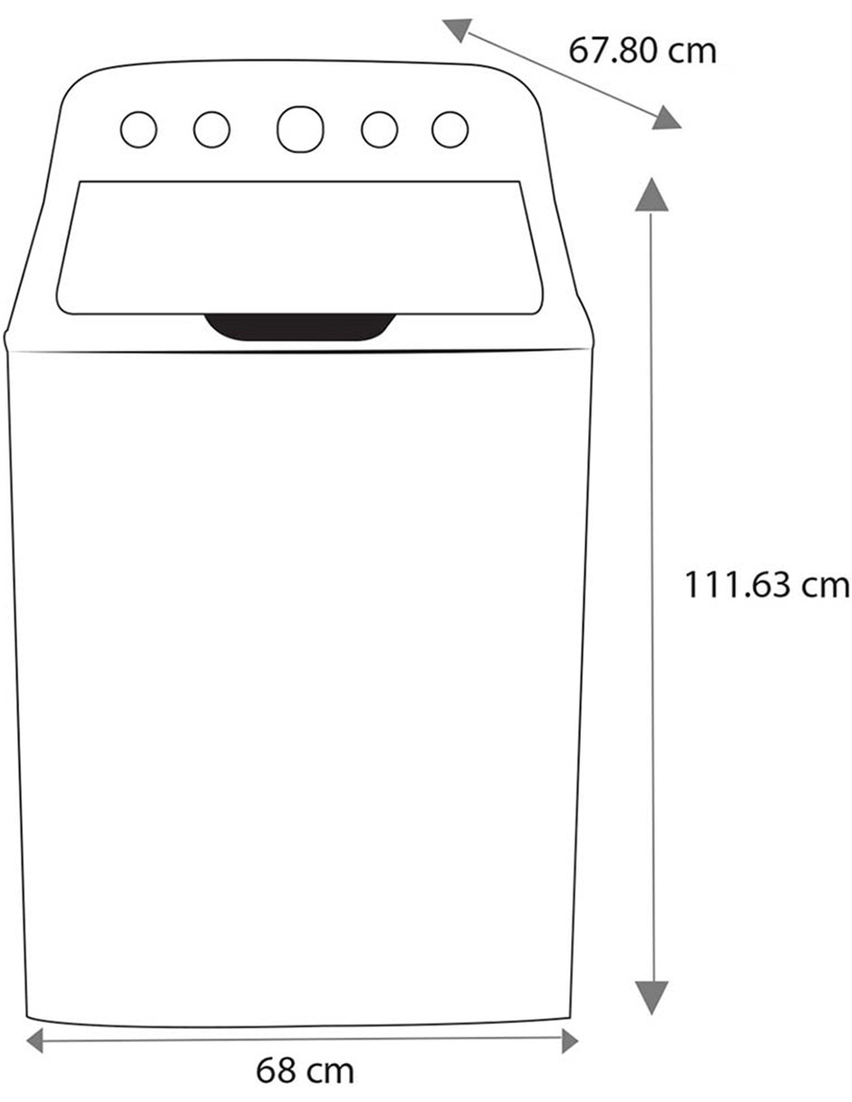 Lavadora 22 kg automática carga superior LMA72215CBAB0 5