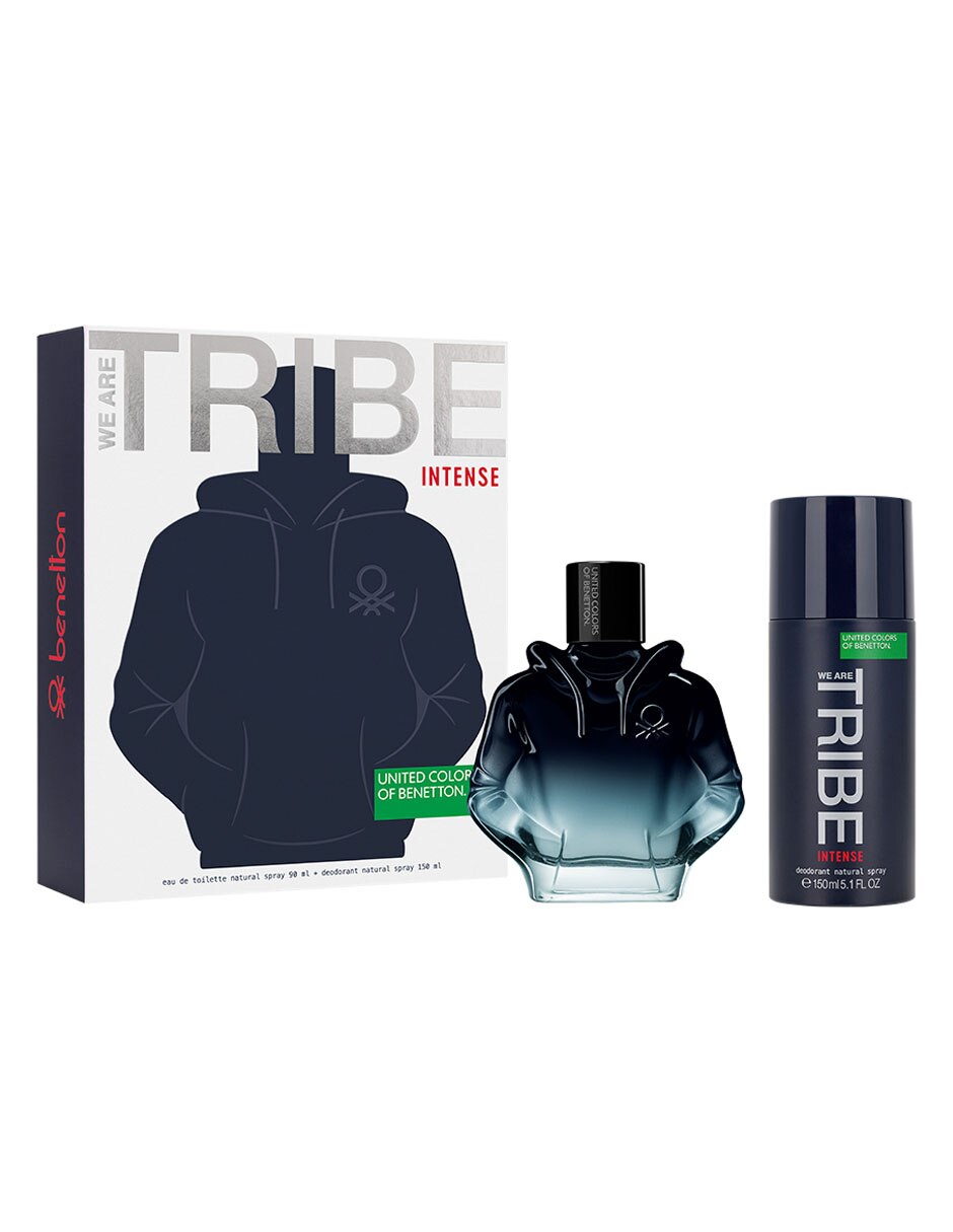 Set Eau de toilette Benetton We Are Tribe Intense para hombre