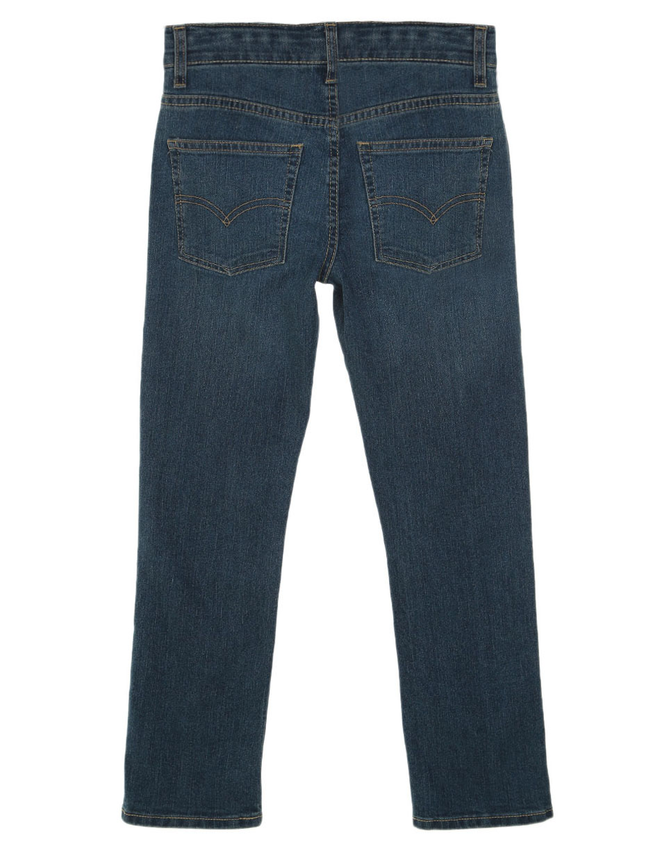 Jeans slim Levi´s lavado obscuro para niño