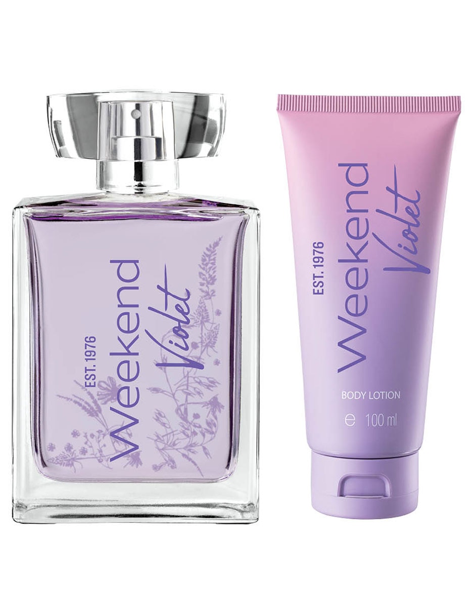 Set Eau de toilette Weekend Violet para mujer