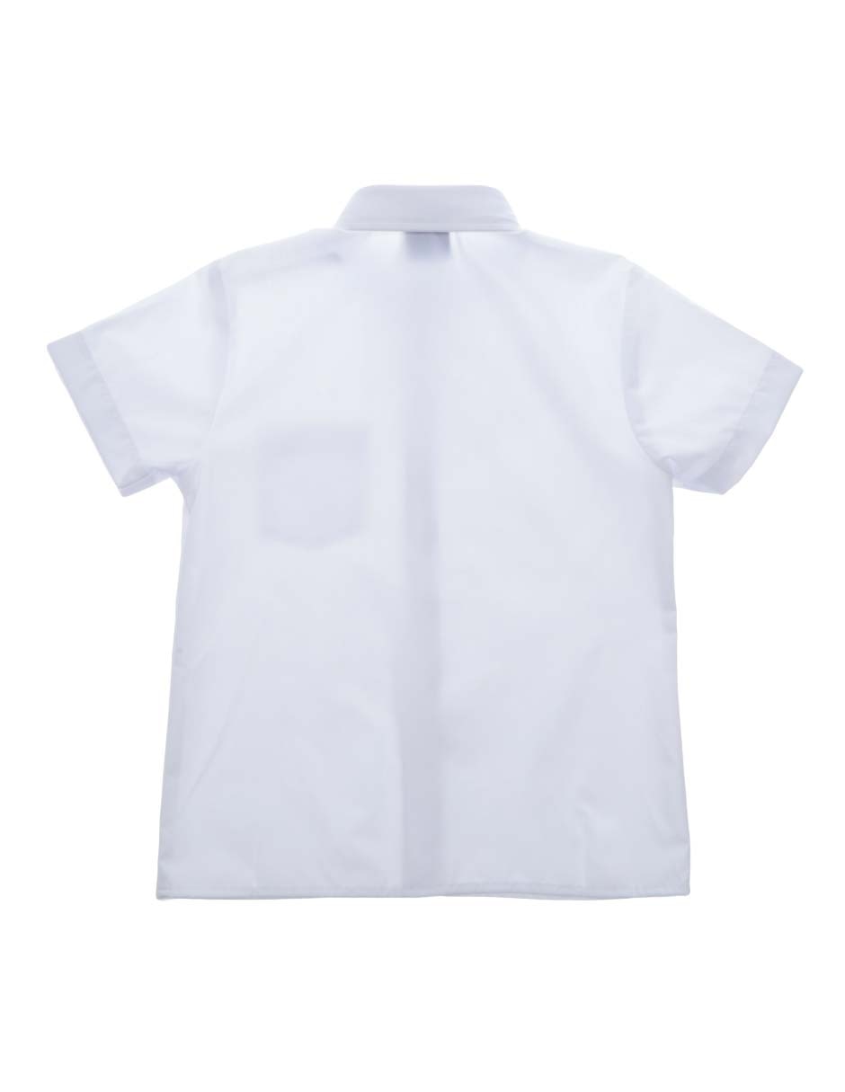 Camisa casual Yale de poliéster manga corta para niño