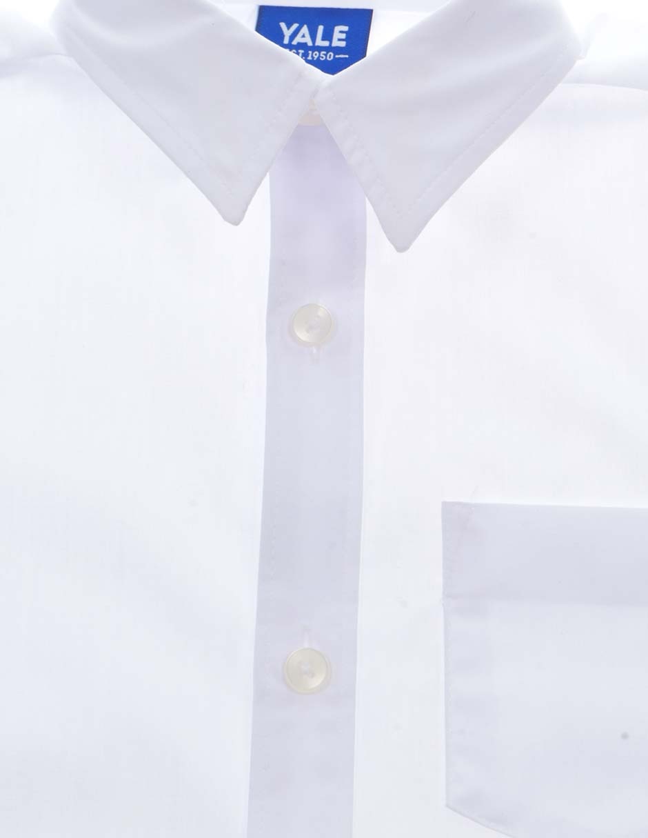 Camisa casual Yale de poliéster manga corta para niño