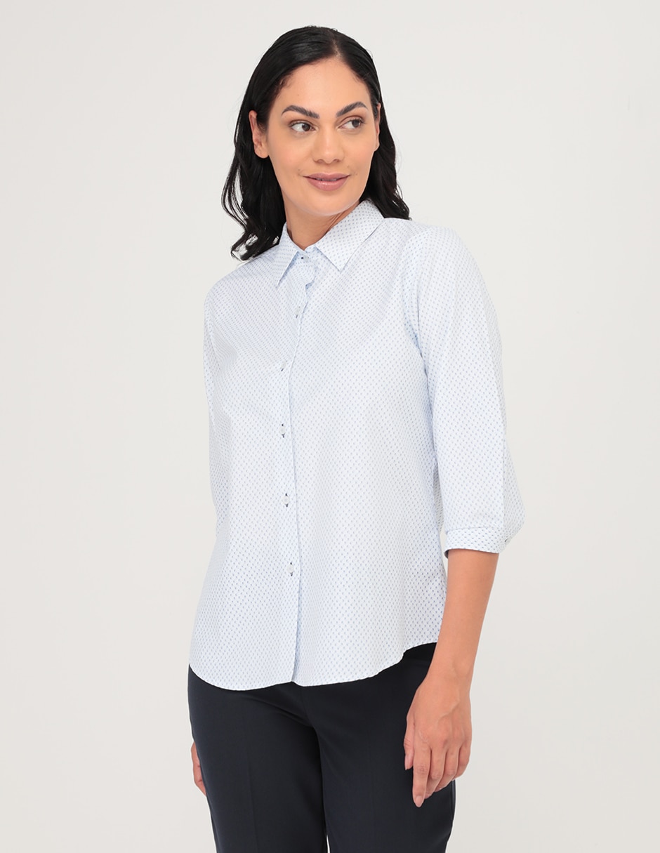 Blusa Parllieni manga 3/4 para mujer