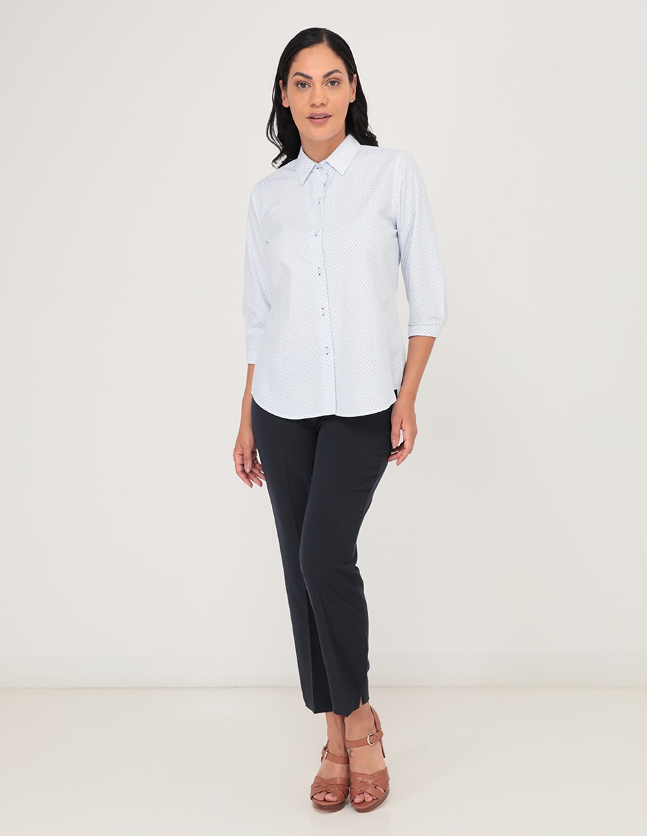 Blusa Parllieni manga 3/4 para mujer