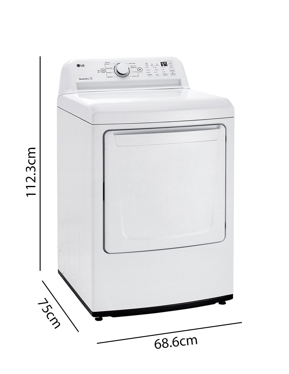Secadora de gas lp de 25 kg con 8 ciclos DT25WTGK 11