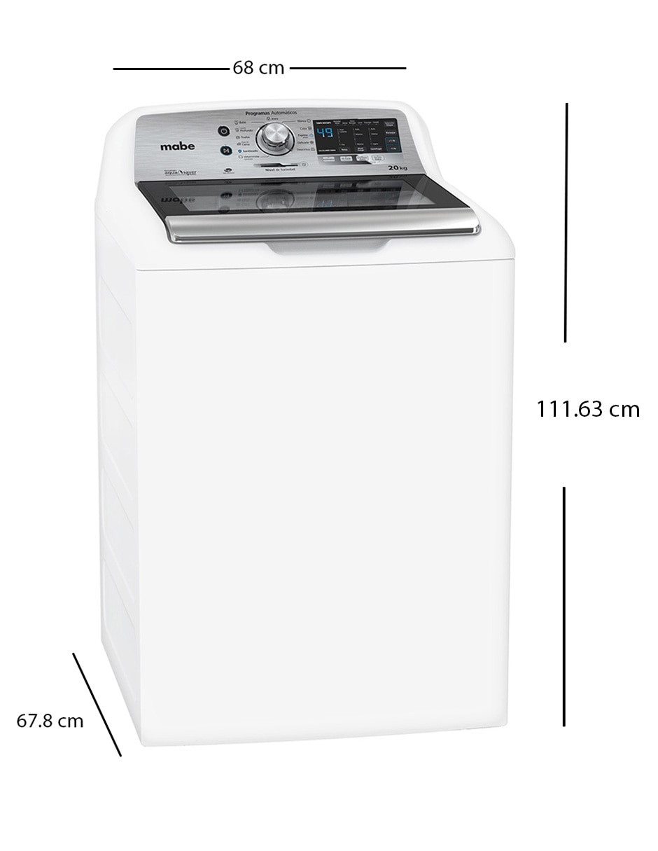 Lavadora 20 kg automática carga superior LMH70211WBAB0 11